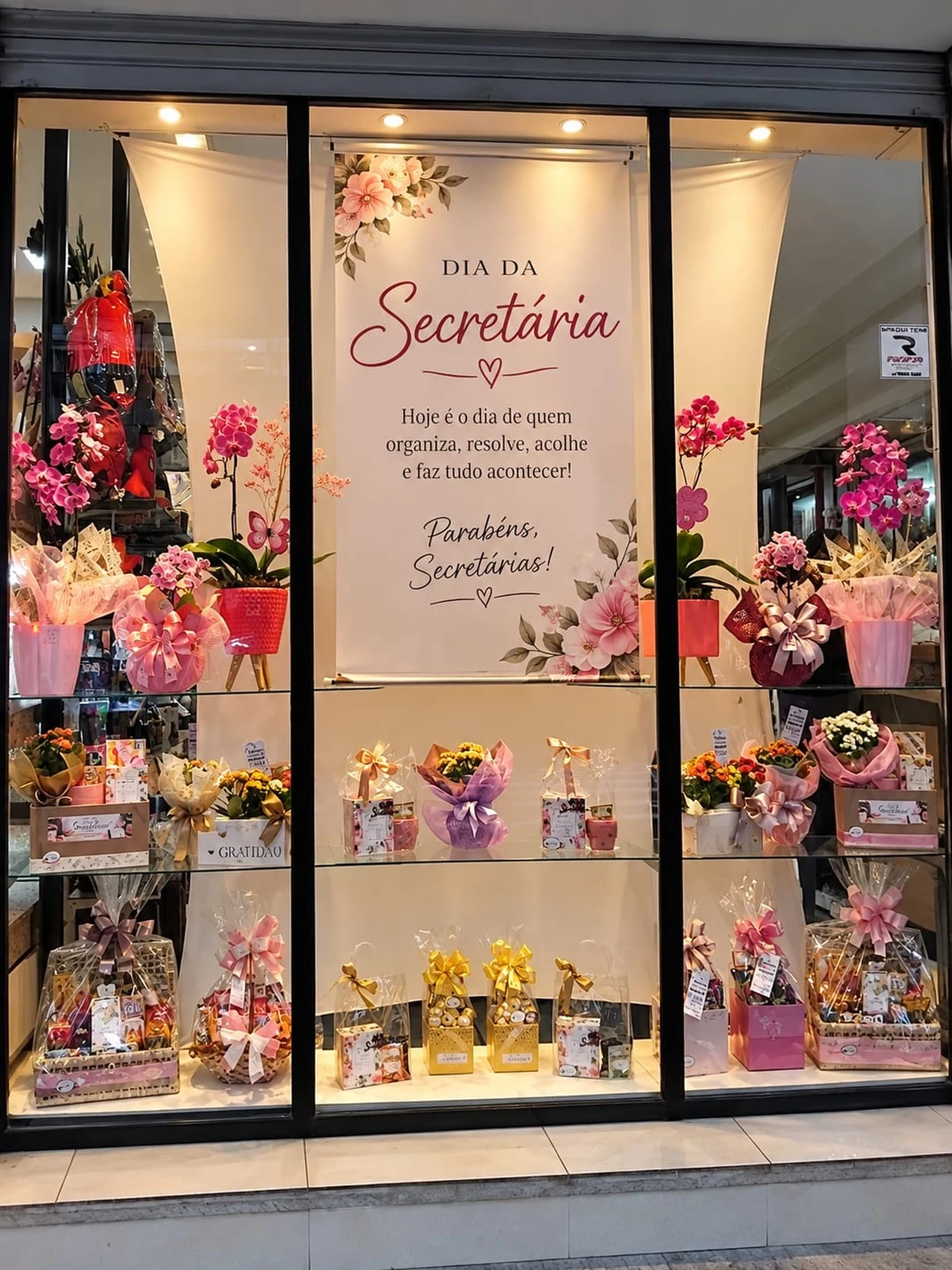 Vitrine real da Maxx Flowers, em publicação oficial